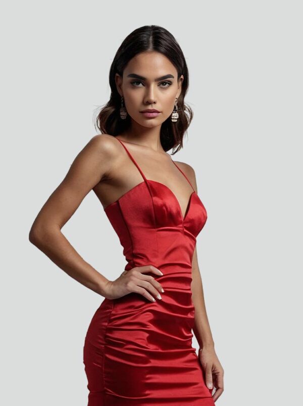Athena Bandage Midi Dress - Image 4