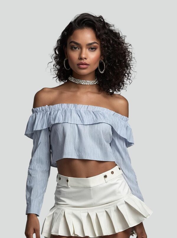 Sonic Zoom Denim Mini Dress - Image 2